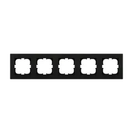 exen-karell-ramka-pieciokrotna-5-krotna-czarny-metalik-k105-14e
