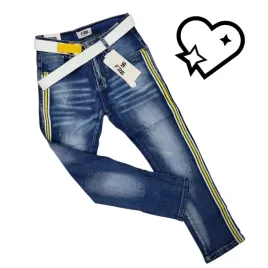 spodnie-jeansowe-z-paskiem-lampas-chlopiece-premium-rozmiar-146-152-12-lat