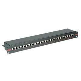 roline-cat-6-class-e-19-patch-panel-24-ports-stp-black