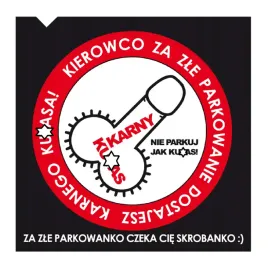 naklejki-karny-kutas-za-zle-parkowanie-samochodem-extra-mocny-klej-zestaw