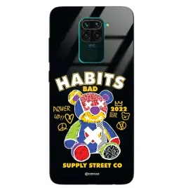 etui-glass-black-do-xiaomi-redmi-note-9-smieszny-mis-kolorowe-grafitti-wz