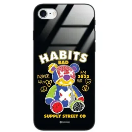 etui-glass-black-do-iphone-se3-smieszne-misie-kolorowe-grafitti-street-wz