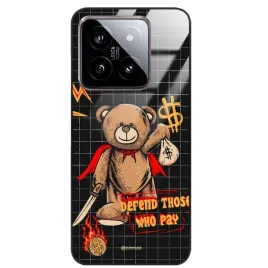 etui-glass-black-do-xiaomi-14-smieszne-misie-kolorowe-grafitti-street-wzory