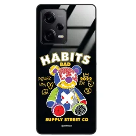 etui-glass-black-do-xiaomi-redmi-note-12-pro-5g-mis-grafiti-kolorowe-wzory