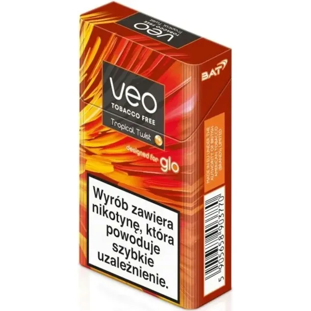 Wkłady BezTytoniowe VEO Tropical Twist Aromat Mango do Podgrzewaczy GLO