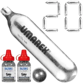 2-x-srut-kulki-bb-1500-szt-446mm-razorgun-naboj-co2-20-szt-umarex-zestaw