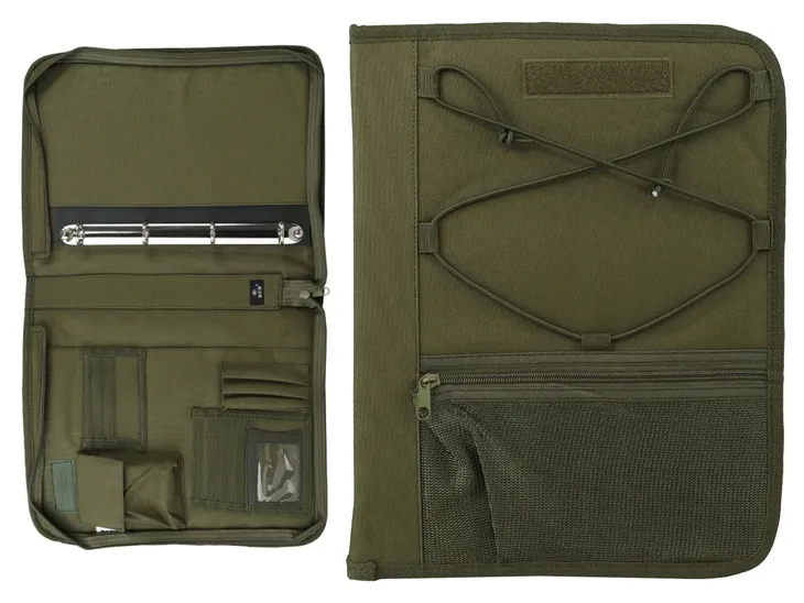 ORGANIZER NA DOKUMENTY POKROWIEC WOJSKOWY ETUI NA NOTES OLIVE