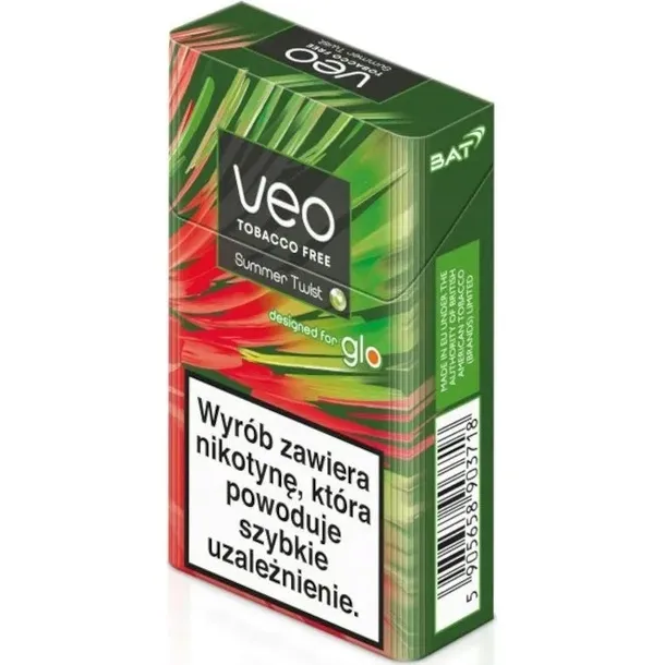 Wkłady BezTytoniowe VEO Summer Twist Aromat Arbuzowy do Podgrzewaczy GLO