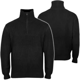 bluza-meska-sweter-mfh-pullover-troyer-z-zamkiem-gruby-i-cieply-czarny-m