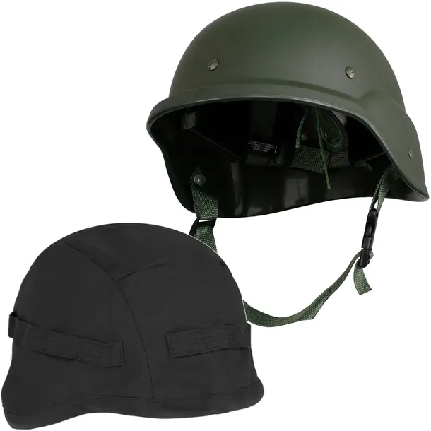 Replika Hełmu Wojskowego US Army M88 Mil-Tec Fritz Pokrowiec Czarny