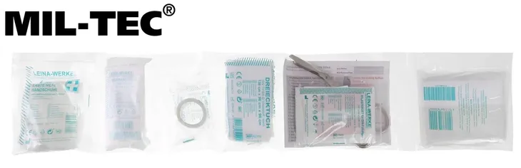 wyposazenie-apteczki-turystycznej-25-elementow-ifak-pierwsza-pomoc-mil-tec-marka-mil-tec