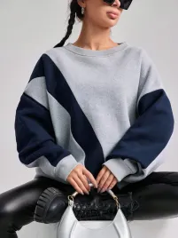 bluza-damska-oversized-szara-kontrastowa-obnizone-ramiona-casual-m-38