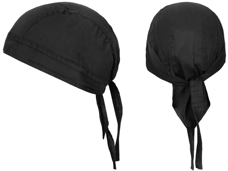 Chusta Bandana Bandama Wielofunkcyjna Uniwersalna Mil-Tec Headwrap Czarna