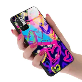 etui-do-xiaomi-redmi-note-10-5g-case-glass-szklane-youth-happy-drops-wzory