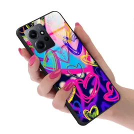 etui-do-xiaomi-redmi-note-12-4g-case-glass-szklane-youth-happy-drops-wzory