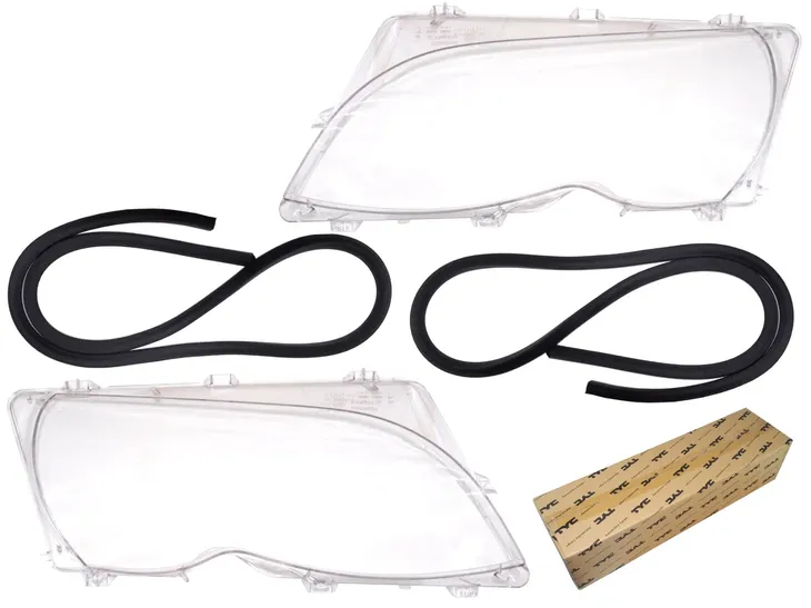 SZKŁO KLOSZ REFLEKTORA BMW 3 E46 01-05 PRZÓD PR+LE