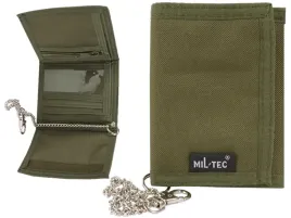 portfel-turystyczny-sportowy-mil-tec-z-lancuszkiem-karabinkiem-rzep-zielony