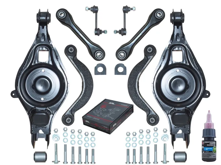 WAHACZE ŁĄCZNIKI ŚRUBY tuleja zwrotnicy DO MAZDA 6 GH 2007-2013 TYŁ