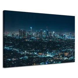 obraz-plotno-architektura-los-angeles-noc-120x80
