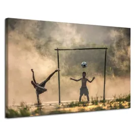 obraz-na-plotnie-mlodziezowe-pilka-nozna-120x80-cm-azja-boisko-sport-mgla