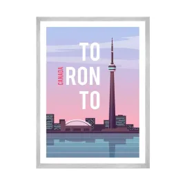 plakat-miasta-toronto-kanada-ameryka-24x30-cm-ramka-srebrna