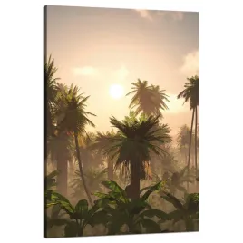 obraz-na-plotnie-zachod-slonca-palmy-natura-80x120-cm