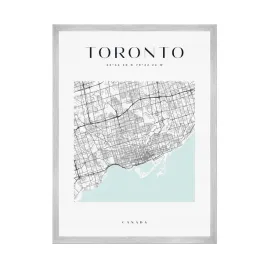 plakat-mapa-miasta-toronto-kanada-kwadrat-24x30-cm-ramka-srebrna