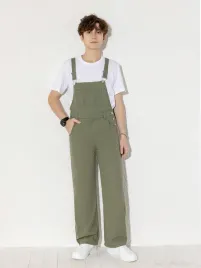 ogrodniczki-chlopiece-jeansowe-kombinezon-bawelniany-zielony-shein-160