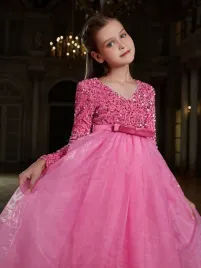 sukienka-dziewczeca-balowa-maxi-cekinowa-welurowa-tiulowa-rozowa-140