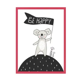 plakat-urodzinowy-be-happy-24x30-cm-ramka-amarant