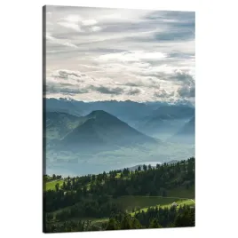obraz-na-plotnie-gory-chmury-natura-lasy-przyroda-80x120-cm