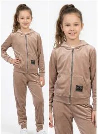 dres-welurowy-dla-dziewczynki-128-sportowy-bluza-spodnie-komplet-zestaw