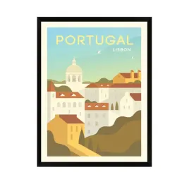 plakat-panstwa-portugalia-40x50-cm-ramka-czarna