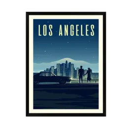 plakat-miasta-los-angeles-40x50-ramka-czarna