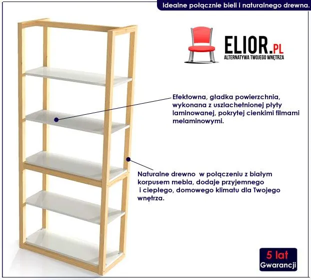 skandynawski-regal-inelo-d5-stan-nowy