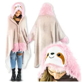 kocobluza-guziki-koc-z-kapturem-rekawami-leniwiec-rozowy-zapinany-cieply