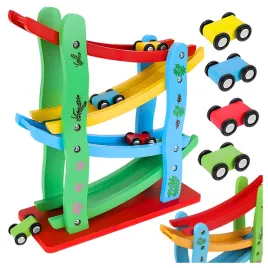 tor-zjezdzalnia-drewniana-4-samochodziki-zabawka-edukacyjna-dla-dzieci