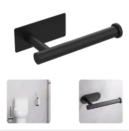 uchwyt-na-papier-taletowy-wieszak-bez-wiercenia-samoprzylepny-czarny