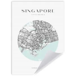 plakat-mapa-miasta-singapur-kolo-21x297-cm