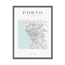 plakat-mapa-miasta-porto-kwadrat-24x30-cm-ramka-szara