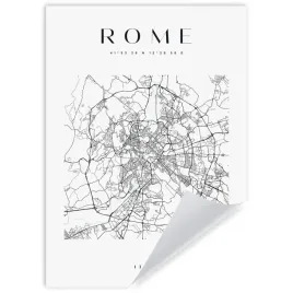 plakat-mapa-miasta-rzym-kwadrat-21x297-cm