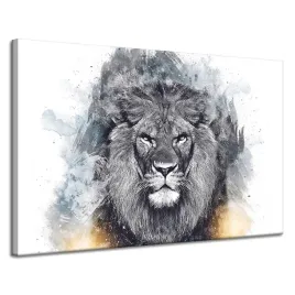 obraz-na-plotnie-abstrakcja-czarny-grozny-lew-120x80-cm-idealny-na-prezent