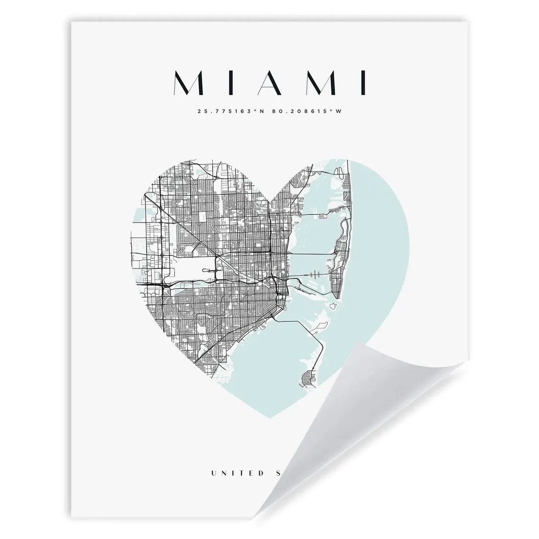 plakat-mapa-miasta-miami-serce-24x30-cm