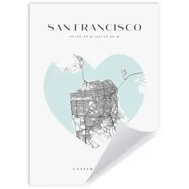 plakat-mapa-miasta-san-francisco-serce-21x297-cm
