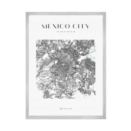 plakat-mapa-miasta-meksyk-kwadrat-24x30-ramka-srebrna