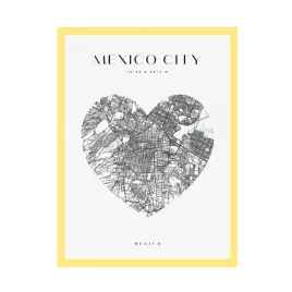 plakat-mapa-miasta-meksyk-serce-24x30-ramka-zolta