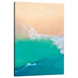 obraz-na-plotnie-fale-woda-brzeg-piasek-80x120-cm-idealny-na-prezent