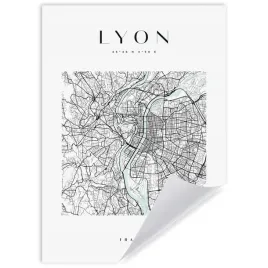 plakat-mapa-miasta-lyon-kwadrat-francja-21x297-cm