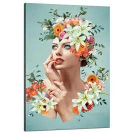 obraz-na-plotnie-piekna-kobieta-kwiaty-portret-80x120-cm-idealny-na-prezent
