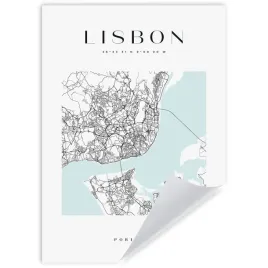 plakat-mapa-miasta-lisbona-kwadrat-21x297-cm